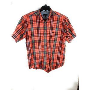 Woods and Gray Men's Short Sleeve Extra Large Cotton Multicolor Plaid Casual A55